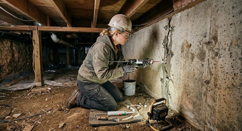 Basement Foundation Repair in Pomona, CA