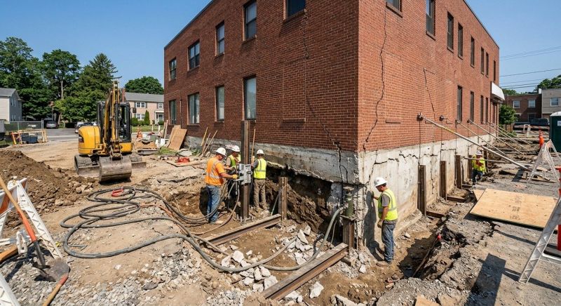 Building Foundation Repair in La Habra, CA
