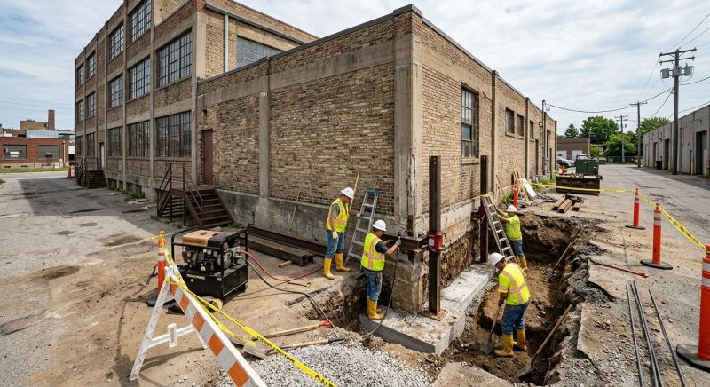 Building Foundation Repair in Newport Beach, CA