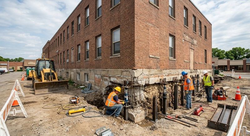 Commercial Foundation Repair in Fullerton, CA