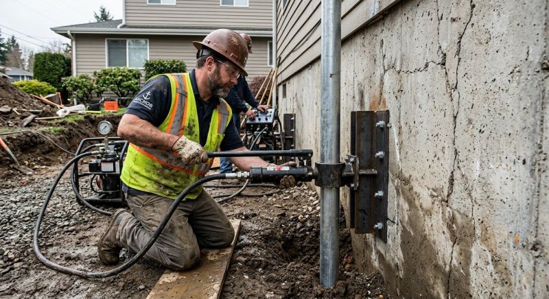Concrete Foundation Leveling in Huntington Beach, CA