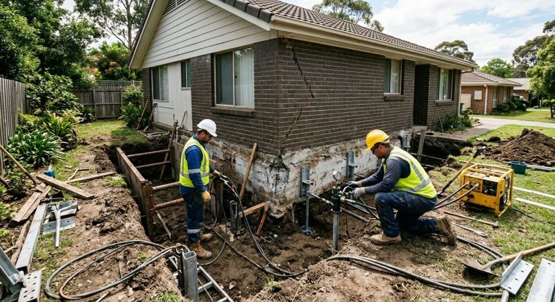 Concrete Foundation Repair in Brea, CA