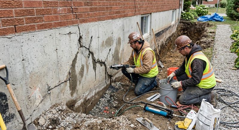 Cracked Foundation Repair in Covina, CA