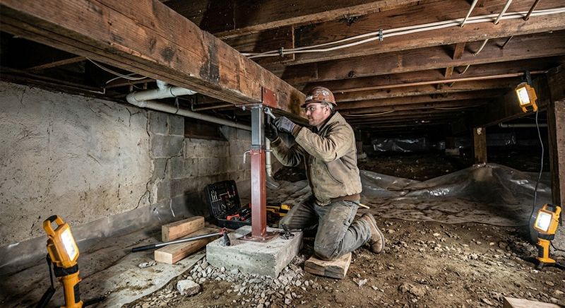 Crawlspace Foundation Repair in Brea, CA