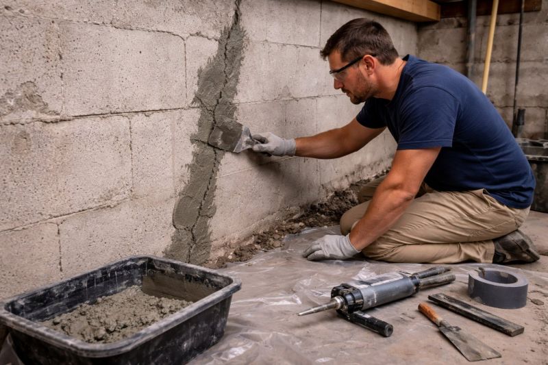 Foundation Crack Repair in Bell, CA