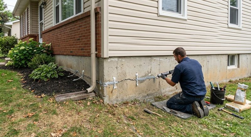 Foundation Crack Sealing in Fullerton, CA