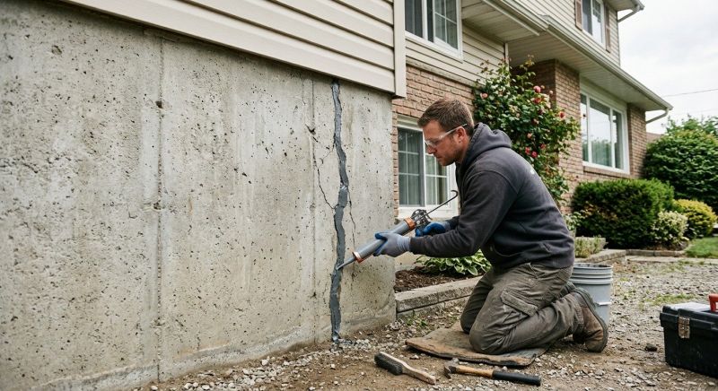 Foundation Crack Sealing in Fullerton, CA