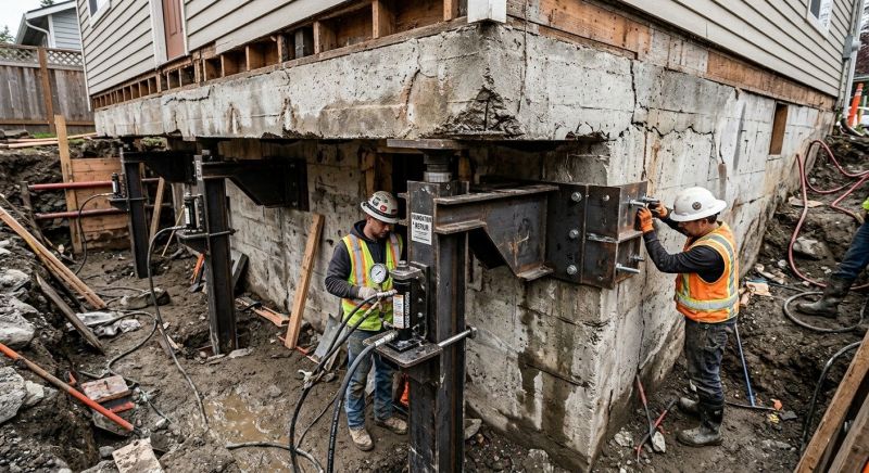 Foundation Lifting in Long Beach, CA