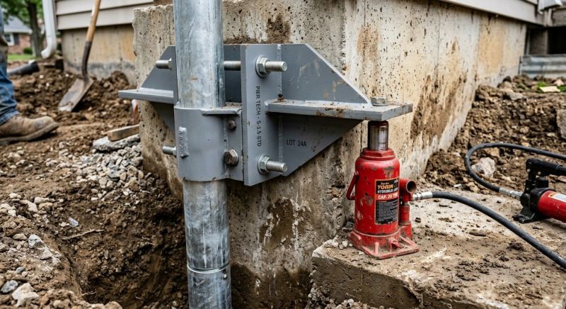 Foundation Pier Leveling in Fullerton, CA