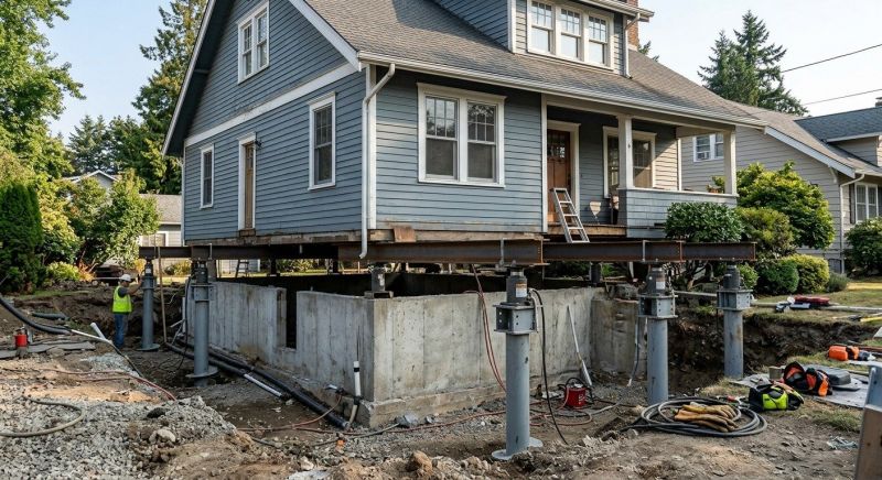 Foundation Raising in Lake Forest, CA
