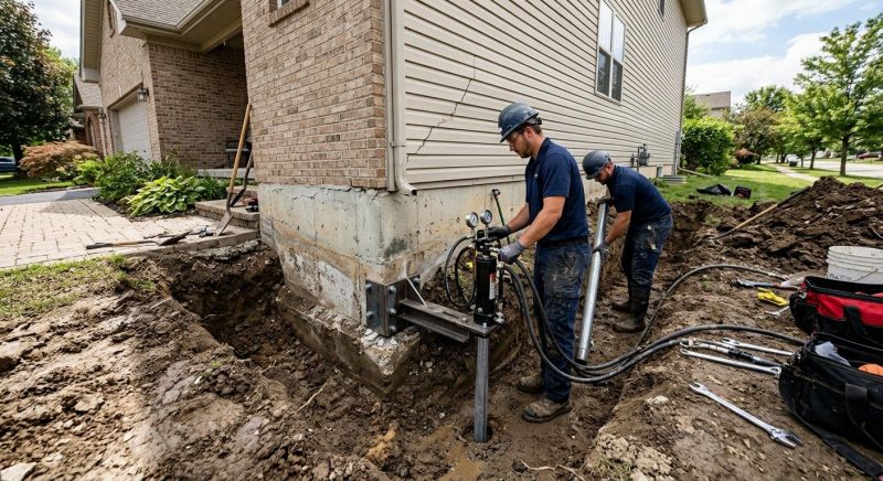 Foundation Settlement Repair in Fullerton, CA