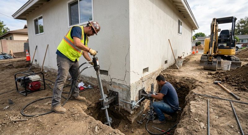Foundation Stabilizing in Laguna Hills, CA