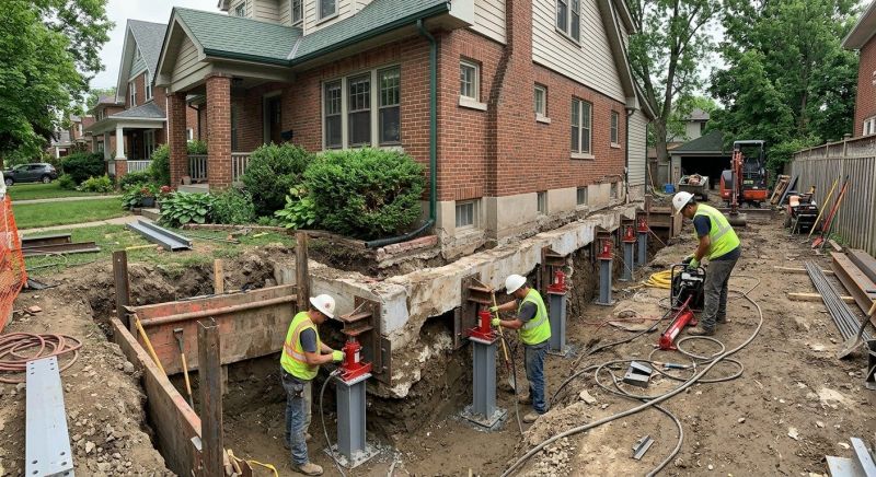 Foundation Underpinning in Fullerton, CA