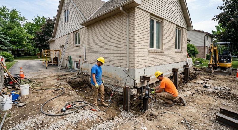 Helical Piers Installation in Fullerton, CA