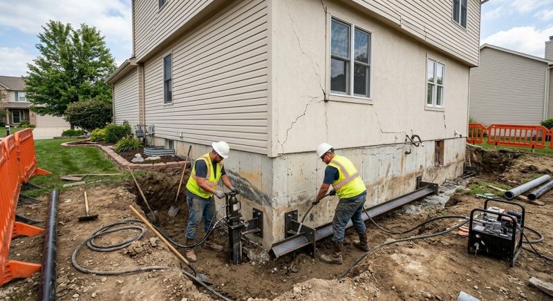 Sinking Foundation Repair in Gardena, CA