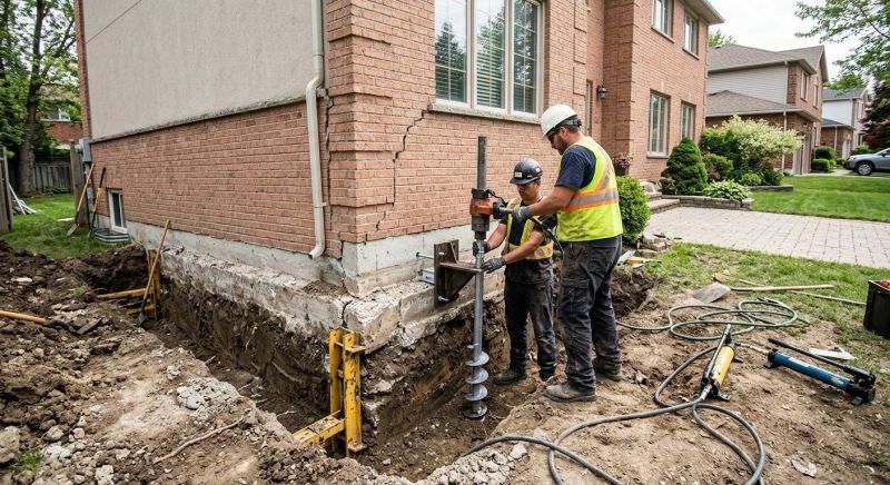 Sinking Foundation Repair in Glendale, CA