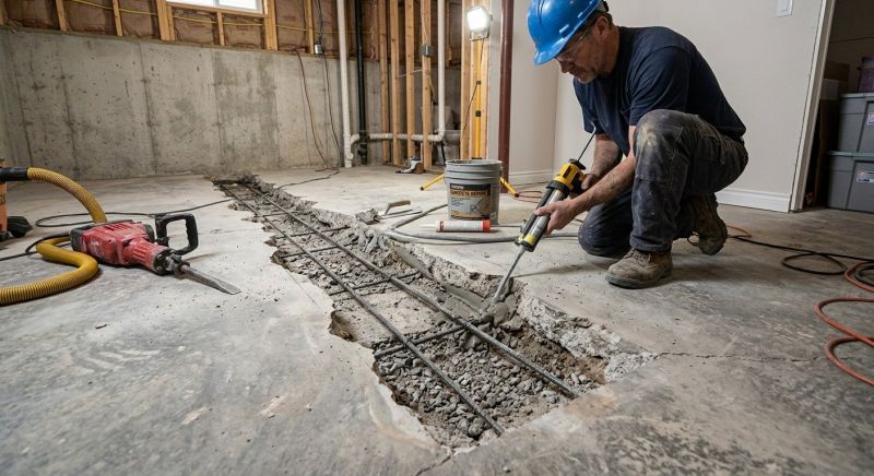 Slab Foundation Repair in Fullerton, CA