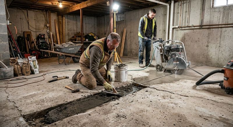 Slab Foundation Repair in Fullerton, CA