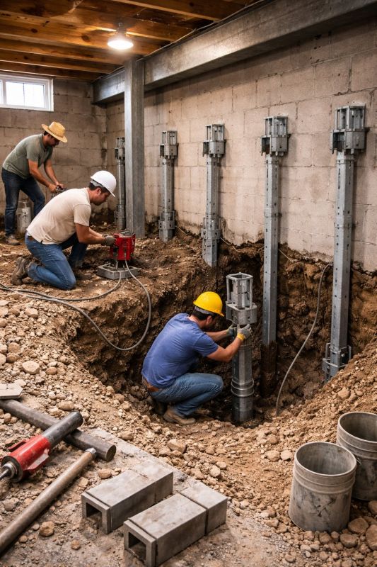 Structural Underpinning in Fullerton, CA