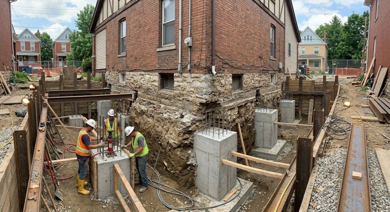 Structural Underpinning in Fullerton, CA