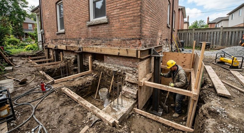 Structural Underpinning in Fullerton, CA